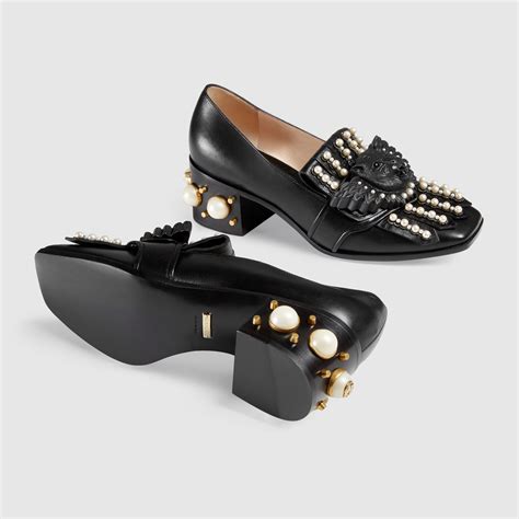 make gucci loafers more comfortable|gucci heeled loafers.